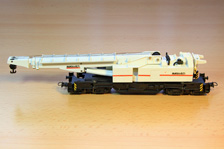 Eisenbahnkran KRC 1200 mit Begleitwagen